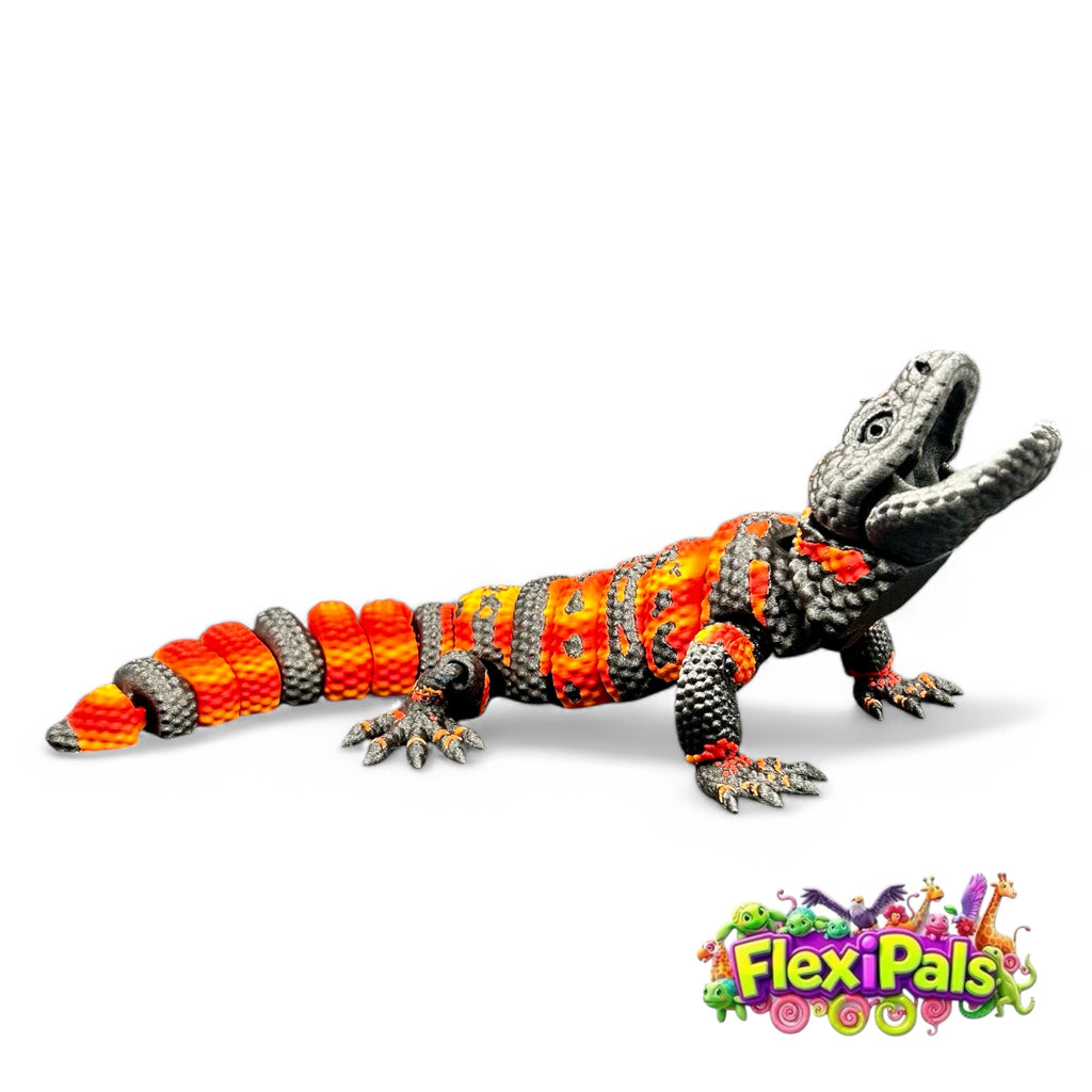 Flexi Gila Monster | 3D Printed Articulating Gila Monster Toy | Lizard Gift | Fidget Toy | Desk Toy | Sensory Toy | Lizard Toy | Raki-Box | Boxskull | RakiBox