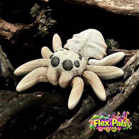 Spider - 3D Printed Articulating Mini Figures – Flexible Poseable Collectible Toys – Customizable FlexiPal Minis for Display, Play, or Desk Decor – Creative Fidget Toys for Kids and Collectors - FlexiPals