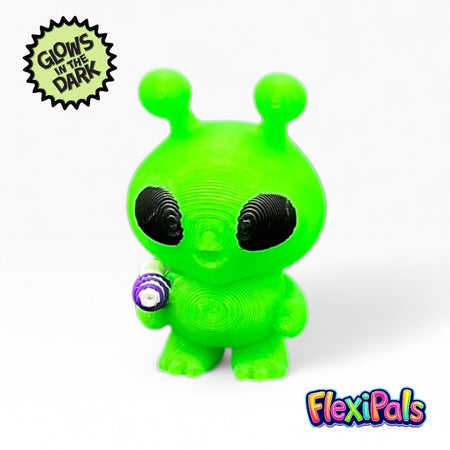 Articulated Flexi Alien Baby with ray gun