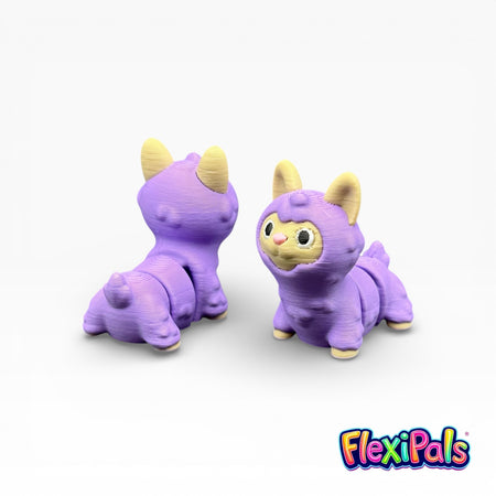 3D printed alpaca with flexible body segments