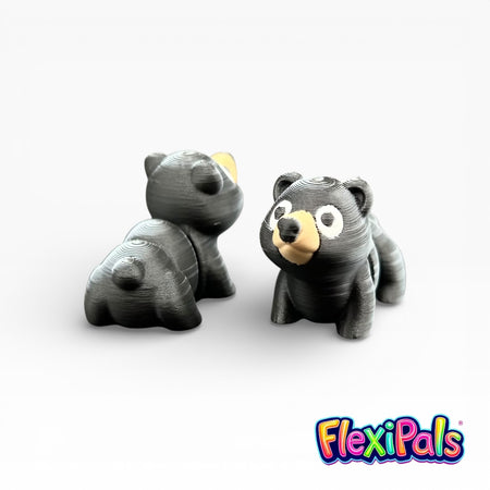 3D printed bear with flexible body segments