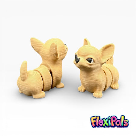 Articulated Flexi Chihuahua 3D printed dog fidget