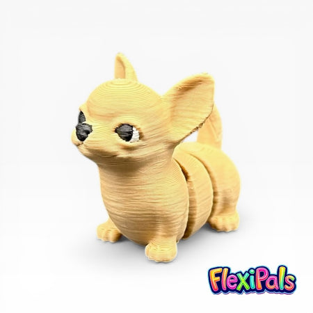 Articulated Flexi Chihuahua 3D printed dog fidget