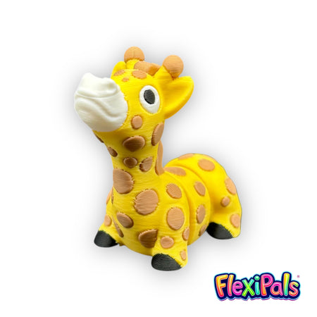 Articulated Flexi Giraffe 3D printed animal fidget