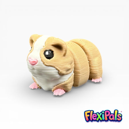 Articulated Flexi Guinea Pig 3D printed animal fidget