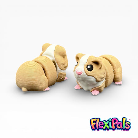 3D printed guinea pig with flexible body segments