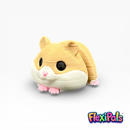 3D printed hamster with flexible body segments