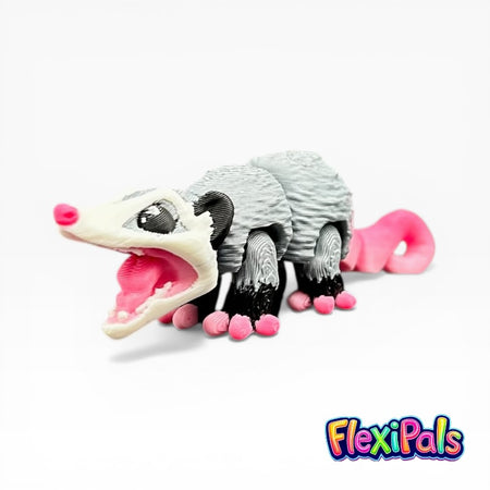 Collectible Flexi Opossum animal figure