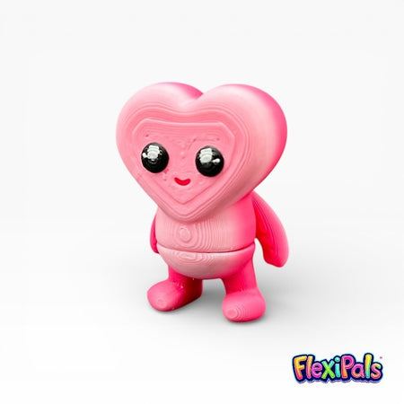 Articulated Heart Buddy FlexiPal heart-shaped figure