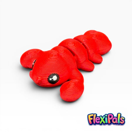 Lobster – 3D Printed Articulating Mini Figures – Flexible Poseable Collectible Toys – Customizable FlexiPal Minis for Display, Play, or Desk Decor – Creative Fidget Toys for Kids and Collectors