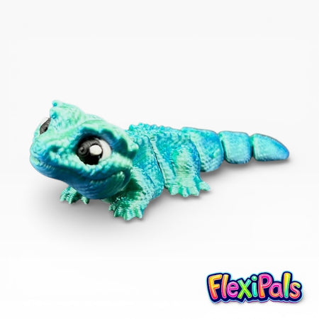Articulated Flexi Crested Gecko 3D printed gecko