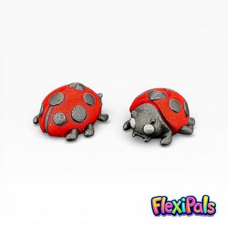 3D printed ladybug with flexible body segments
